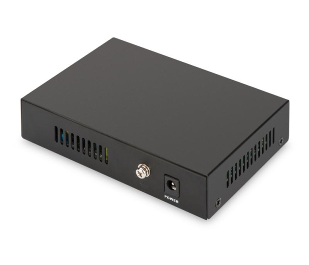 DIGITUS Gigabit Desktop 4-portowy, 4x10/100/1000Mbps PoE+ af/at 62W, 1xUplink, metalowa obudowa DN-95330 - 1380445 - zdjęcie 3